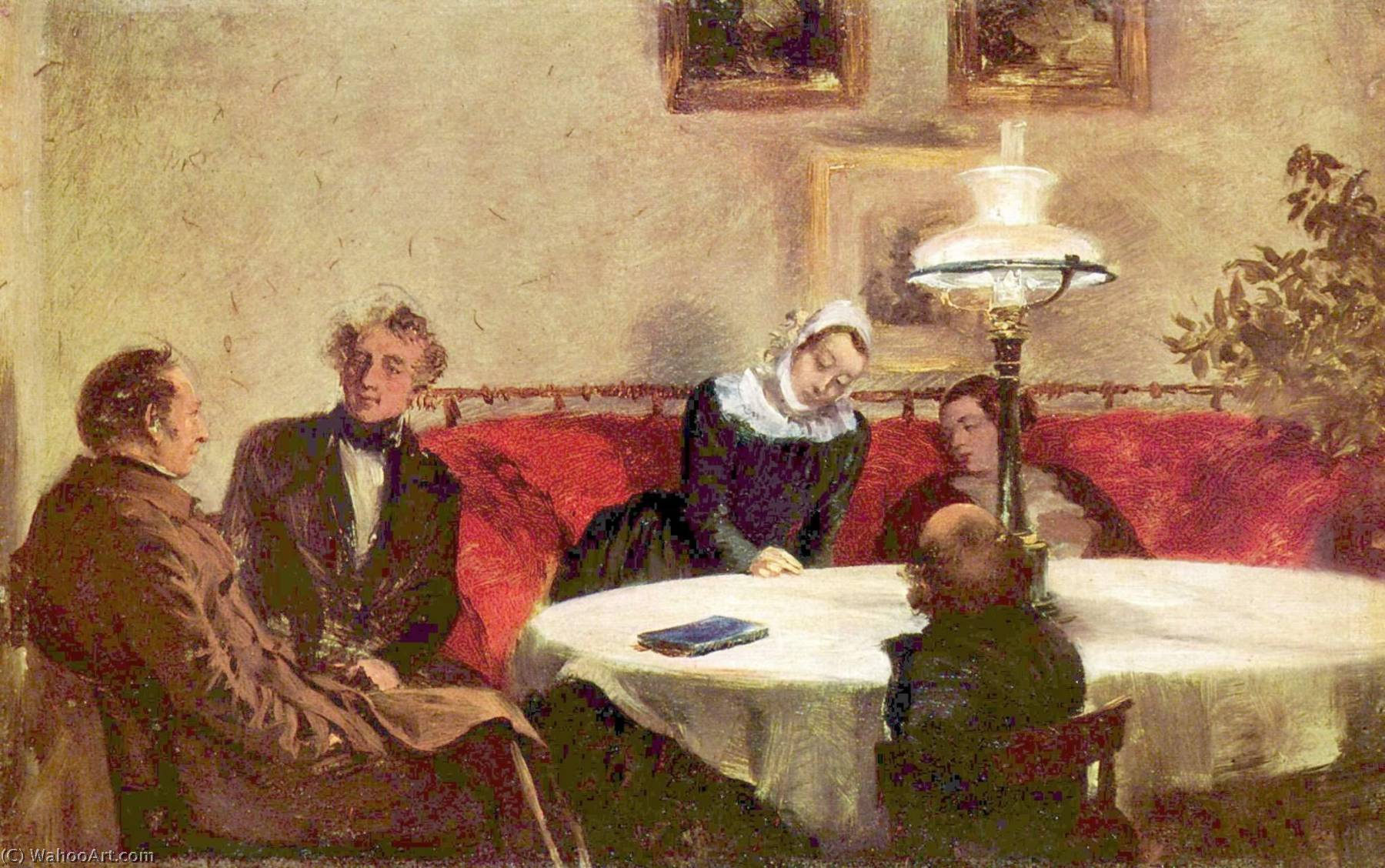German Abendgesellschaft — Adolph Von Menzel