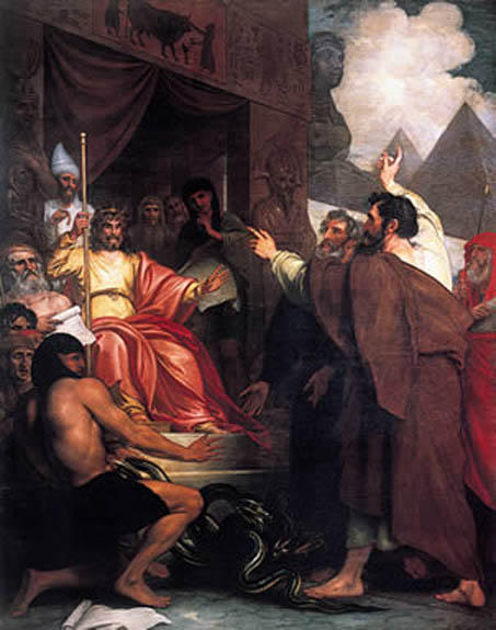 Moses And Aaron Before Pharaoh — Benjamin West