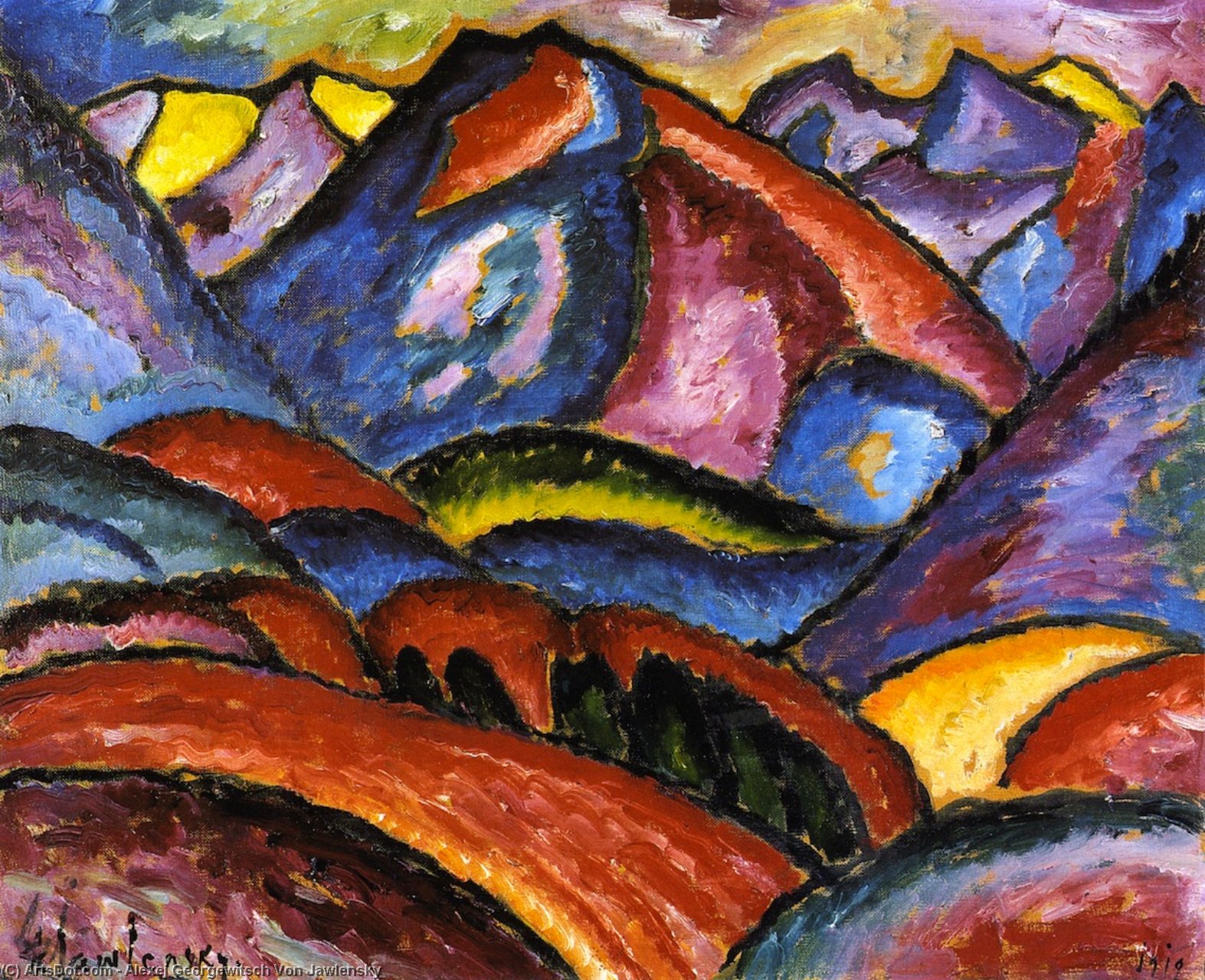 Landscape, Oberstdorf — Alexej Von Jawlensky