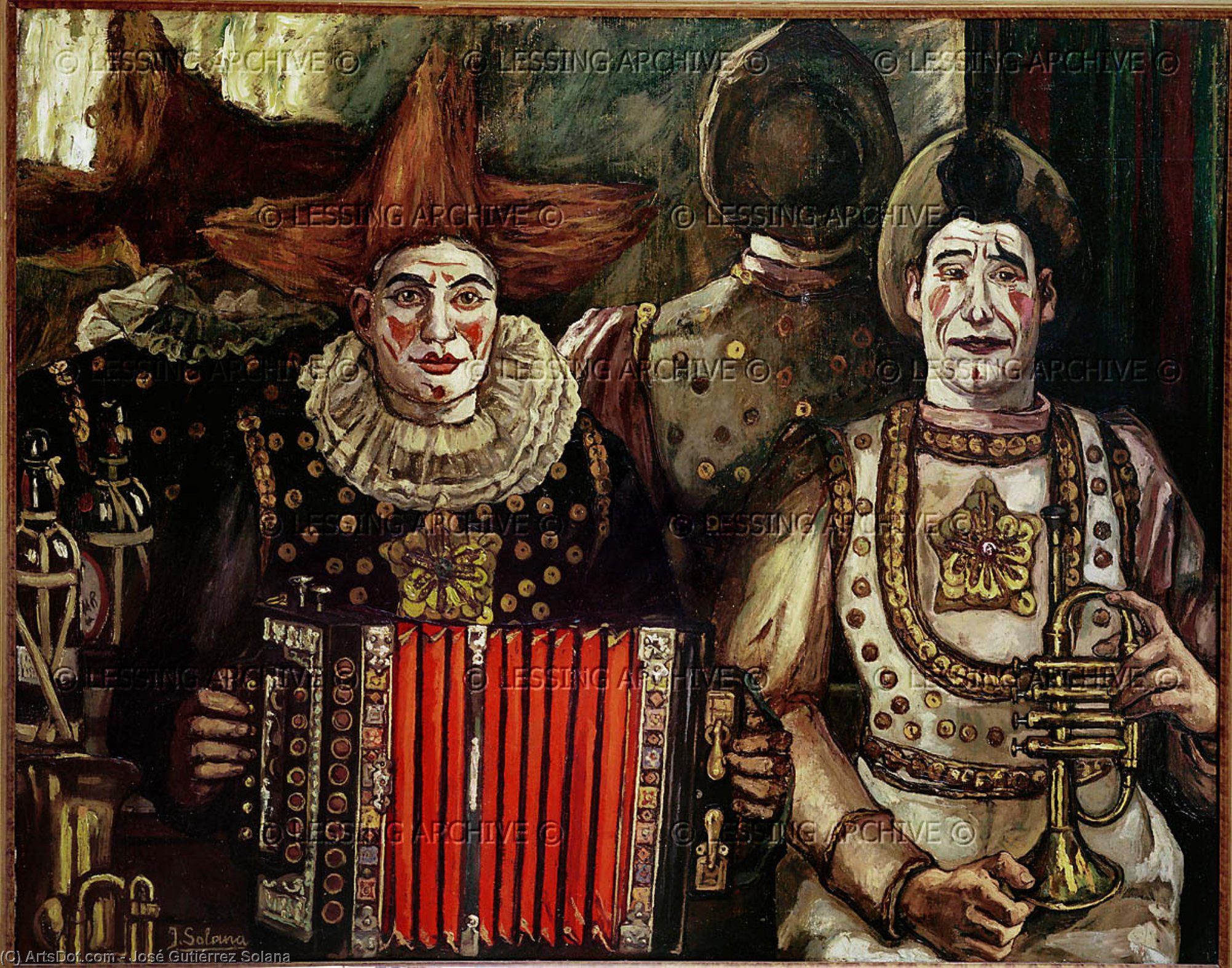 Payasos — José Gutiérrez Solana