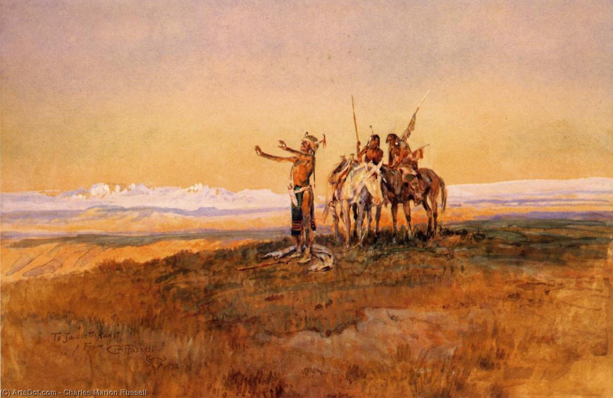 Invocation To The Sun — Charles Marion Russell