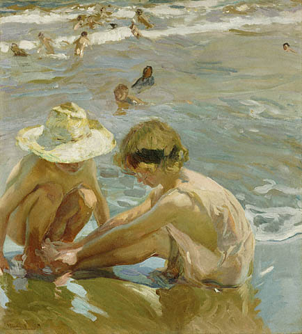 The Wounded Foot — Joaquín Sorolla Y Bastida