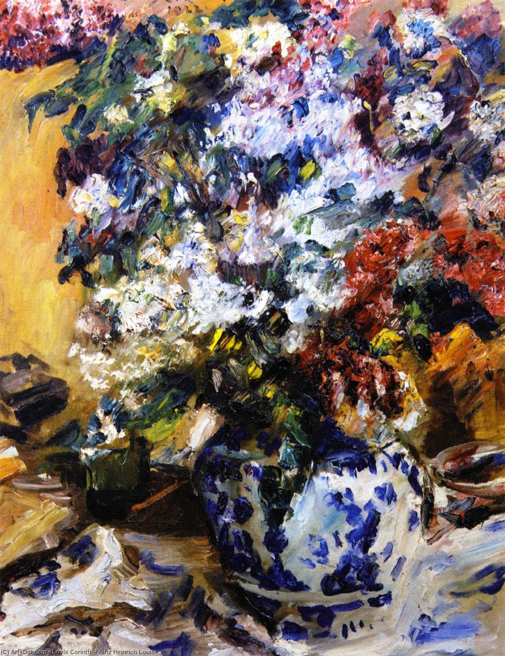 Still Life With Lilacs — Lovis Corinth