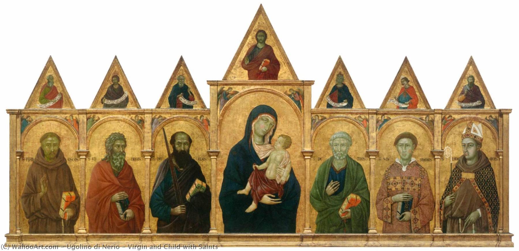 Virgin And Child With Saints — Ugolino Di Nerio