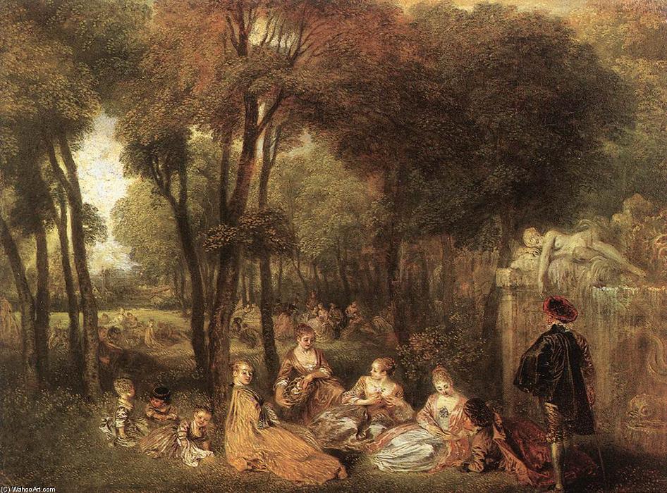 Les Champs Elysées — Jean-antoine Watteau