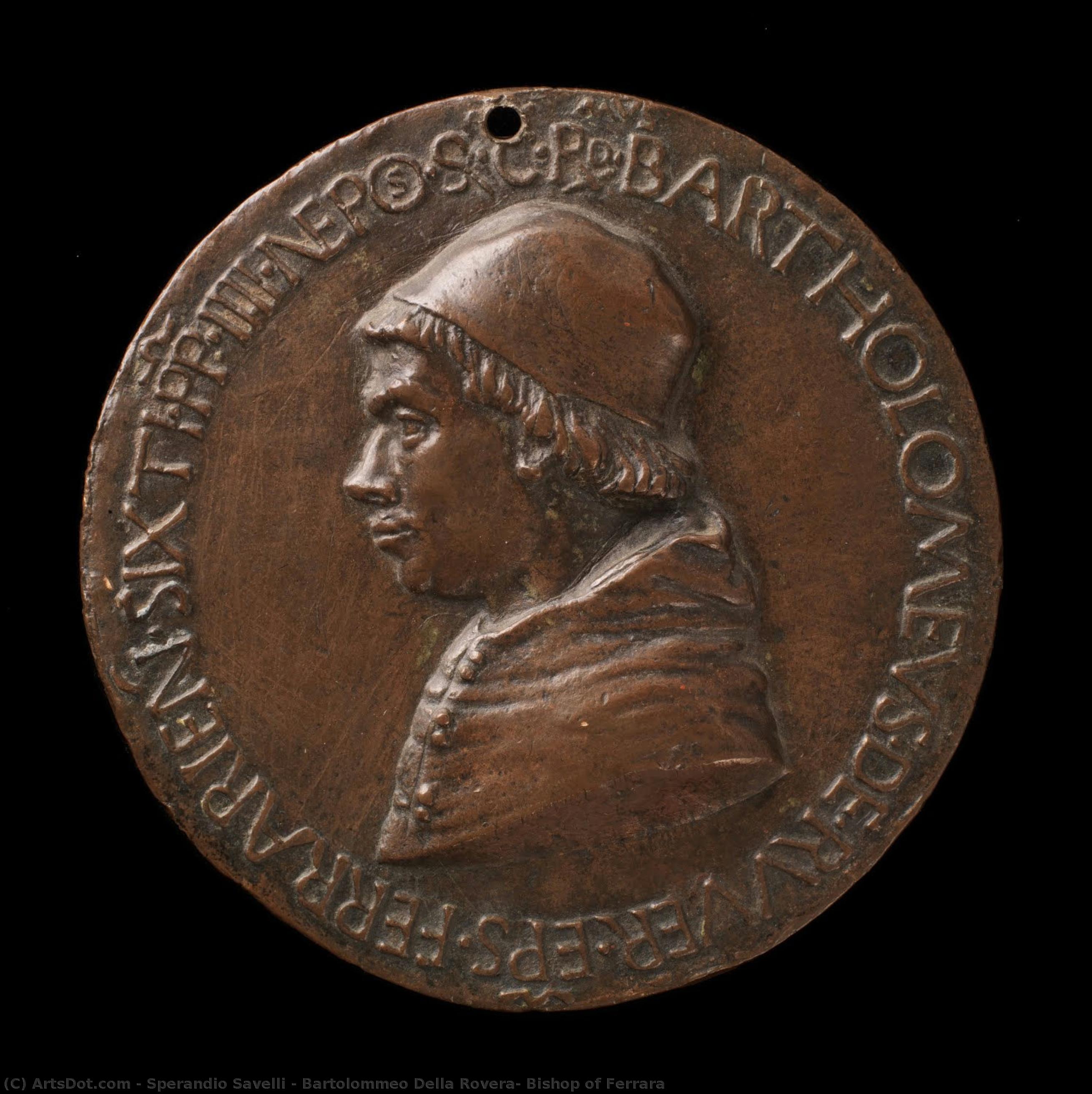 Bartolommeo Della Rovera, Bishop Of Ferrara — Sperandio Savelli