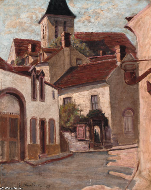 A Village Street — Emile Othon Friesz