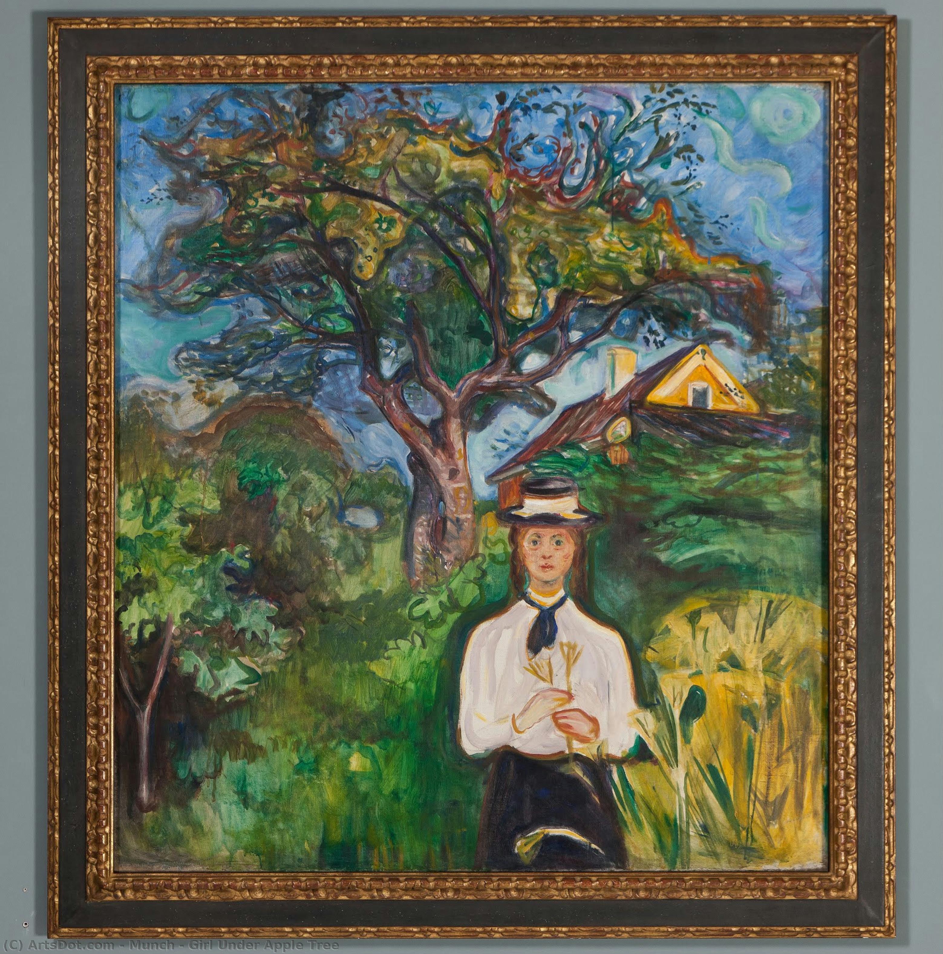 Girl Under Apple Tree — Edvard Munch