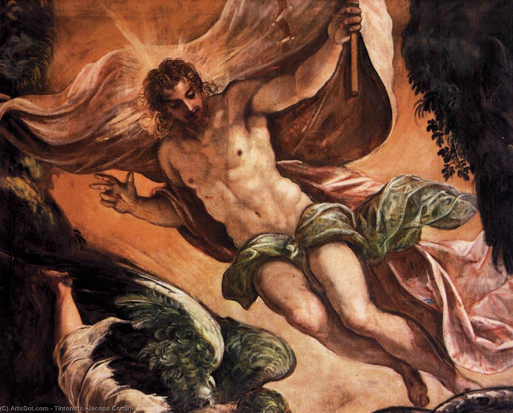 The Resurrection Of Christ (detail) — Jacopo Tintoretto