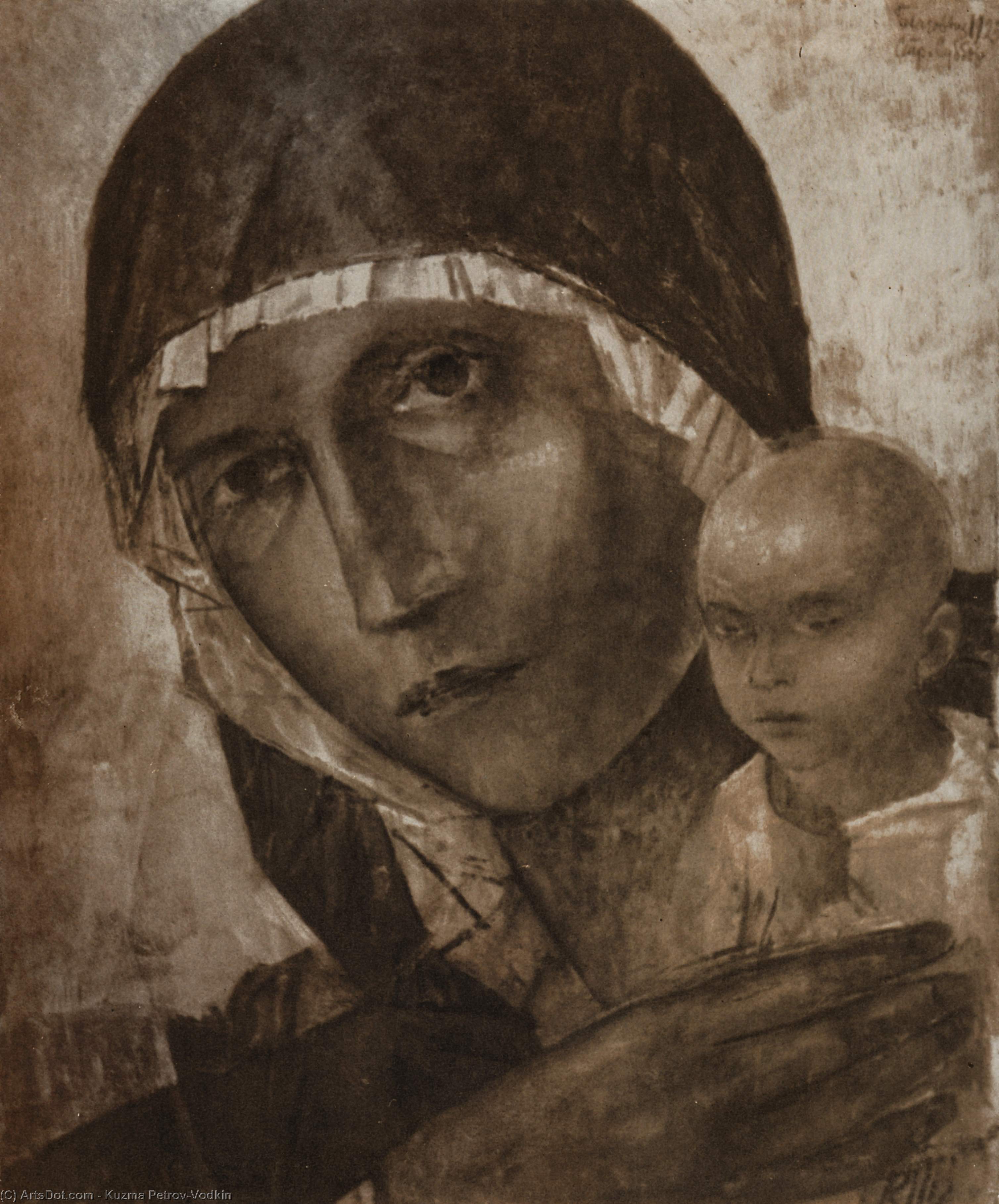 Madonna And Child — Kuzma Petrov-vodkin