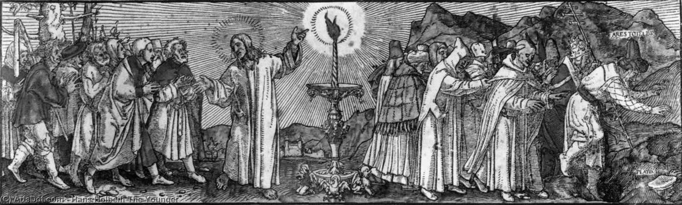 Christ As The True Light — Hans Holbein The Younger