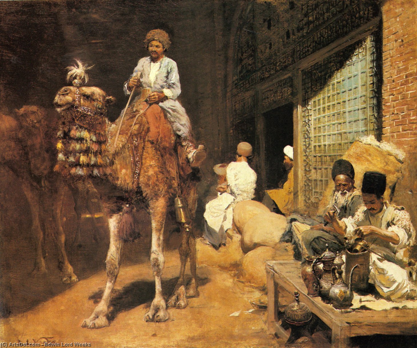 A Marketplace In Ispahan — Edwin Lord Weeks
