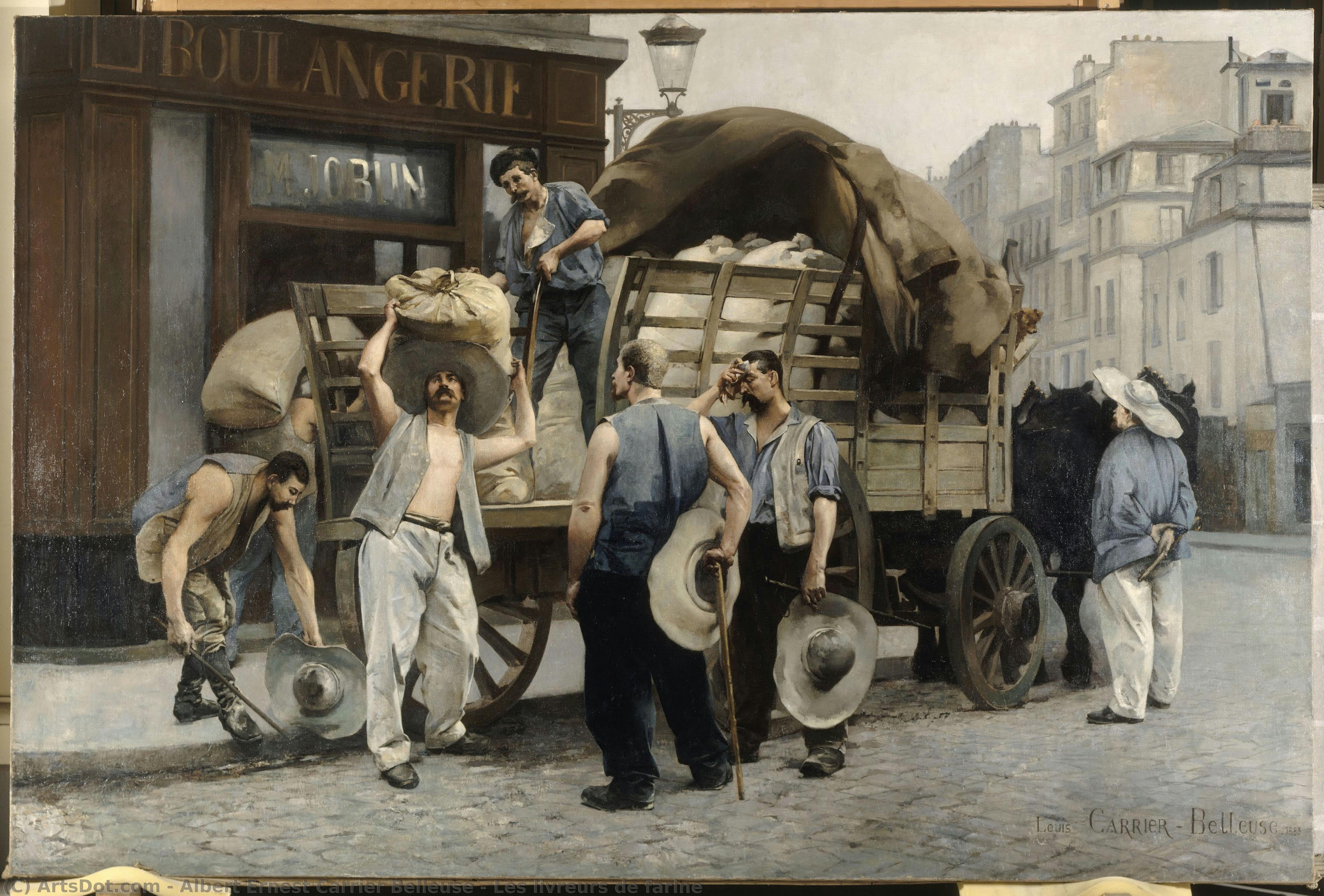 Les Livreurs De Farine — Albert Ernest Carrier Belleuse