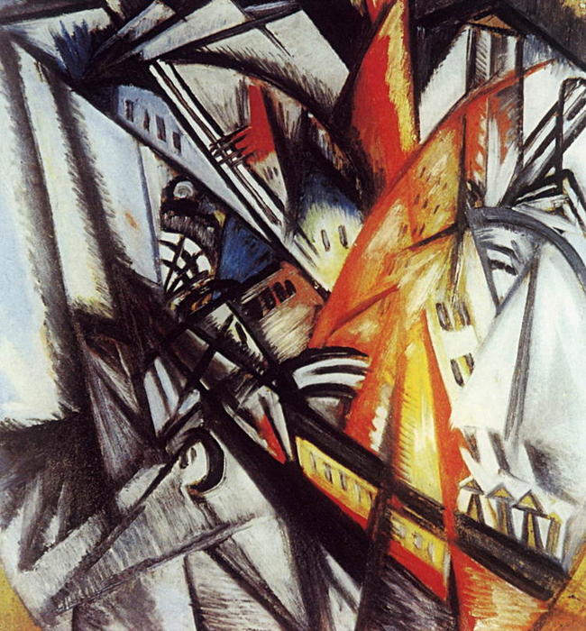 City On Fire — Olga Rozanova