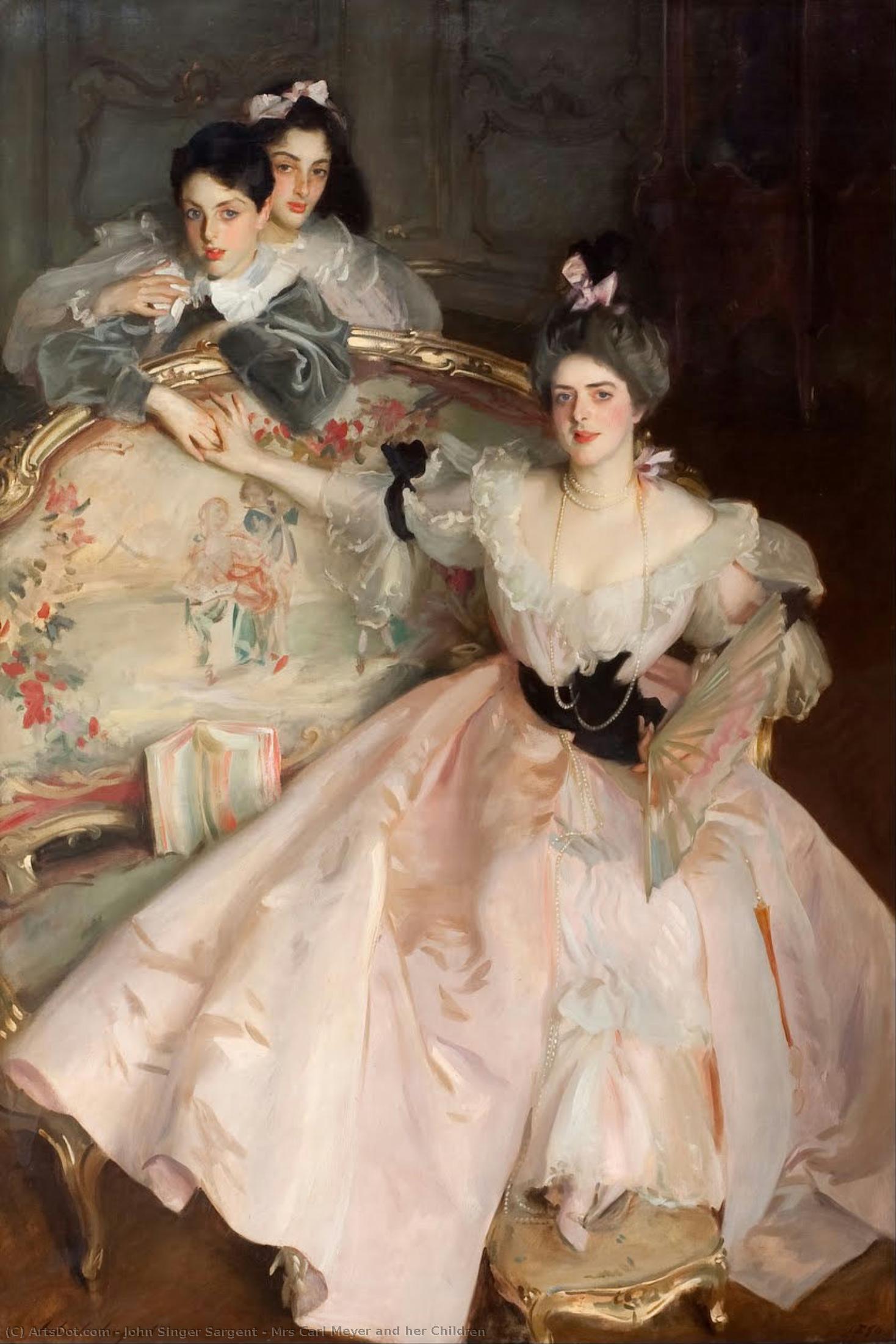 Mrs Carl Meyer And Her Children — John Singer Sargent