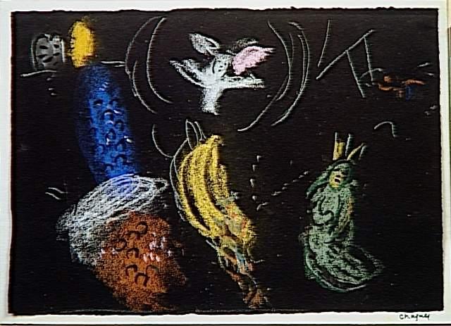 'study To ''moses With The Burning Bush''' — Marc Chagall