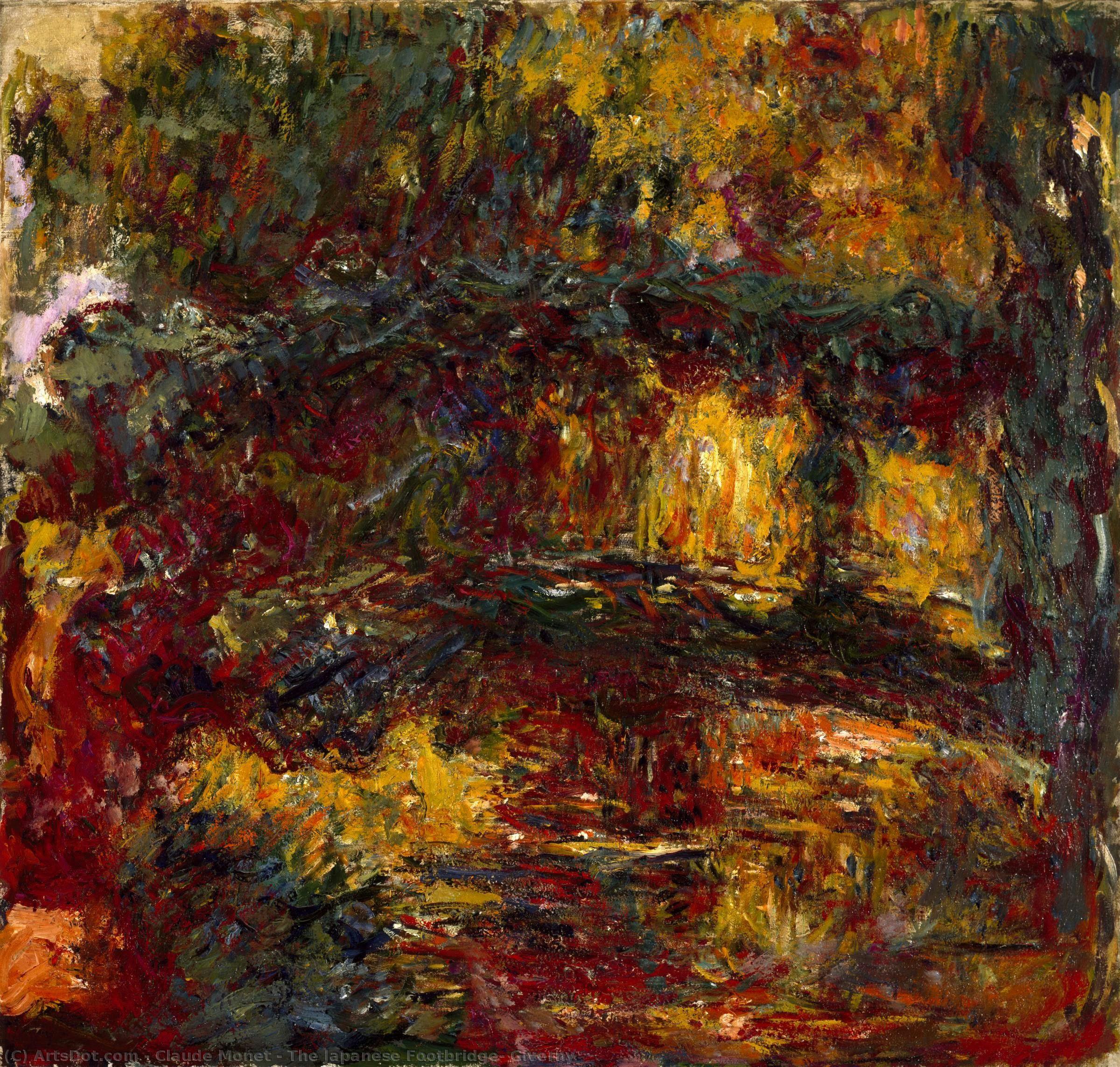 The Japanese Footbridge, Giverny — Claude Monet