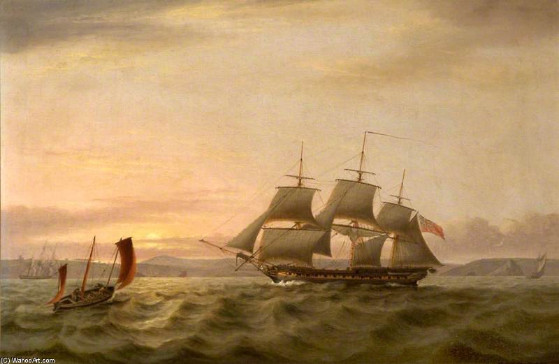 Seascape - Off Plymouth — Thomas Luny