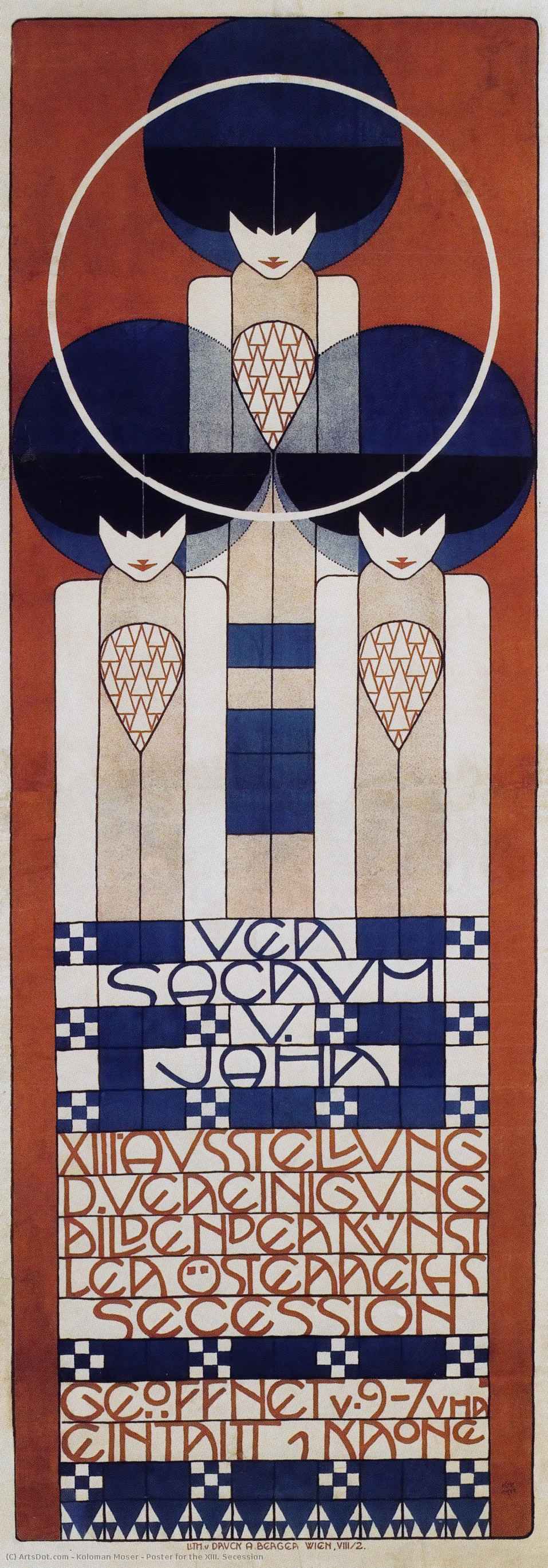 Poster For The Xiii. Secession — Koloman Moser