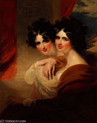Congratulations - Portraits Of Two Ladies — George Henry Harlow