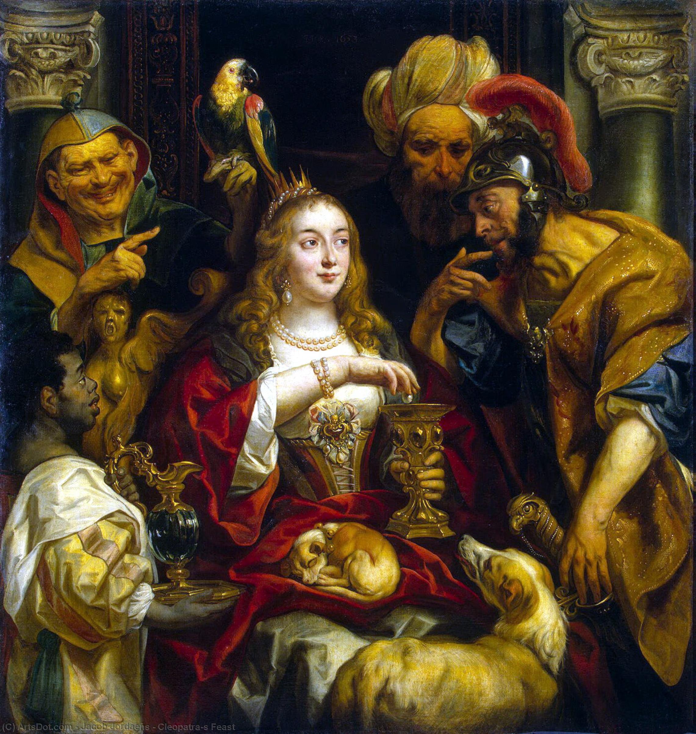 Cleopatra's Feast — Jacob Jordaens