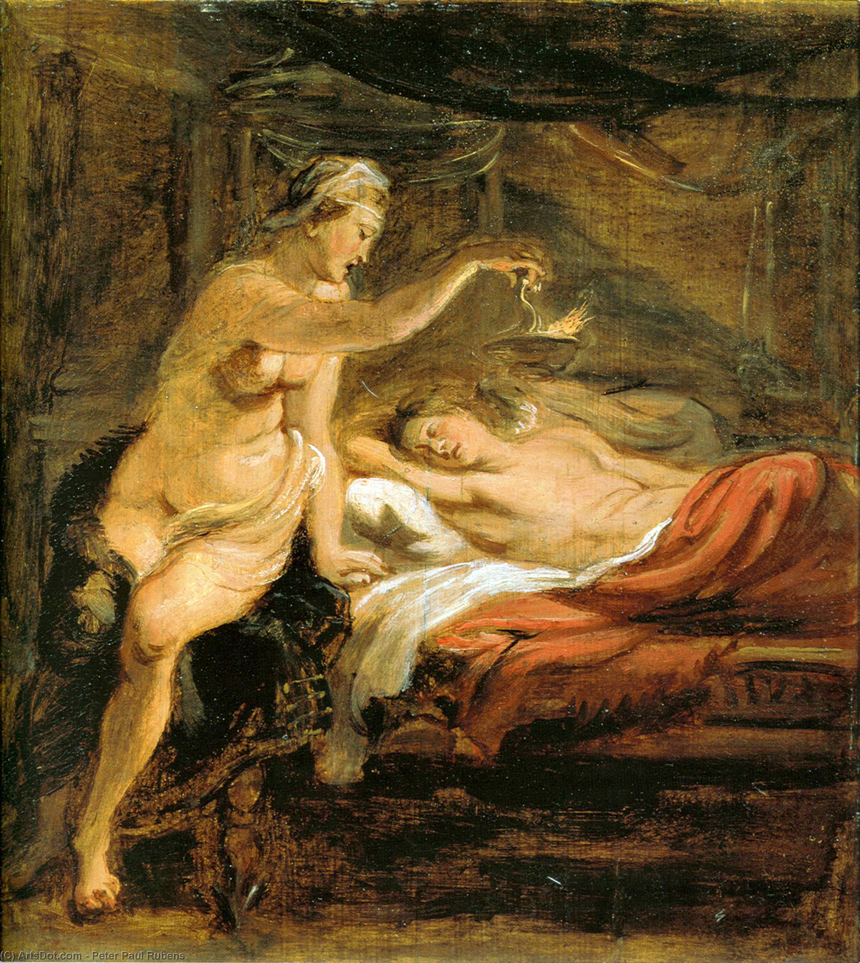 Amor And Psyche — Peter Paul Rubens