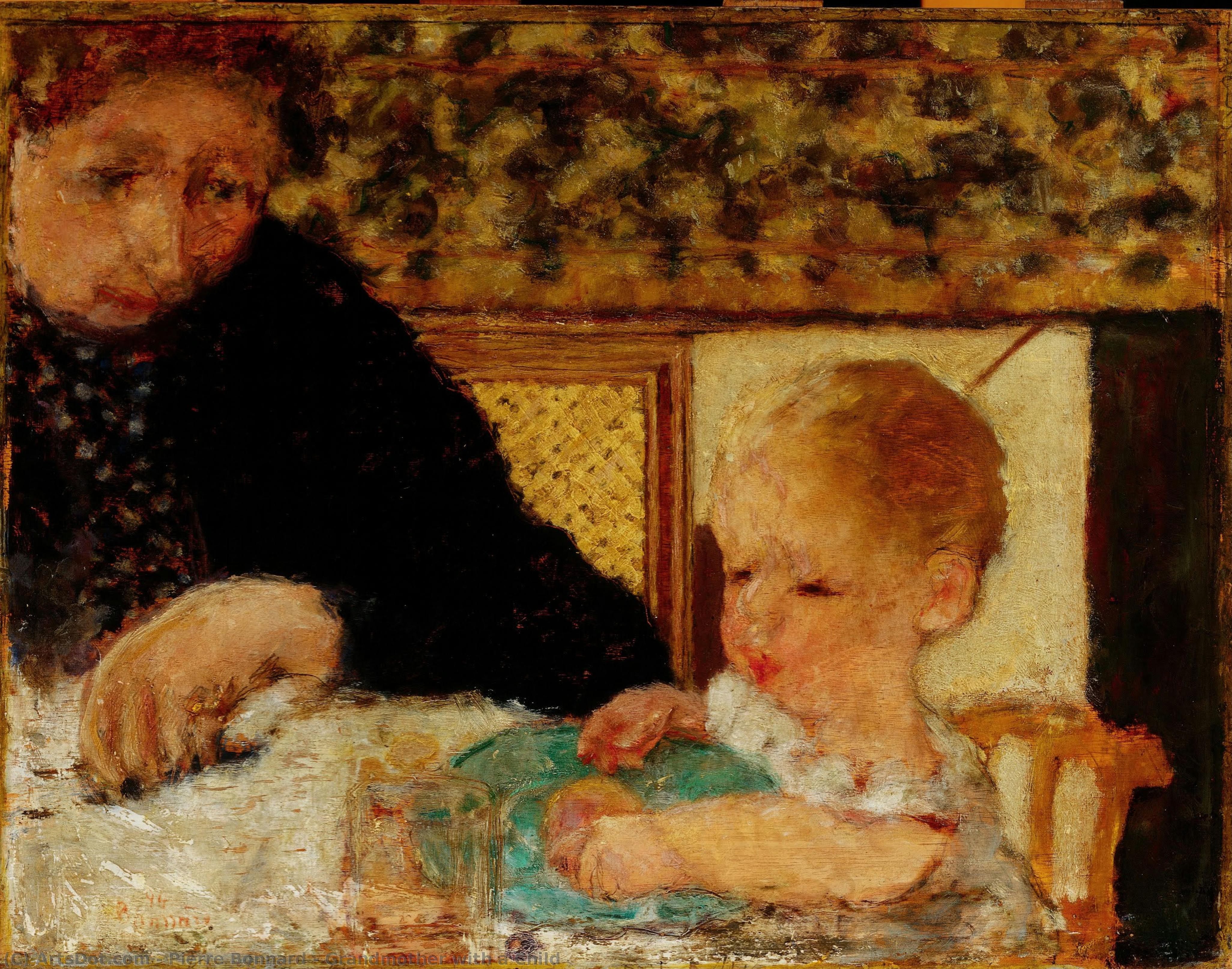 Grandmother With A Child — Pierre Bonnard