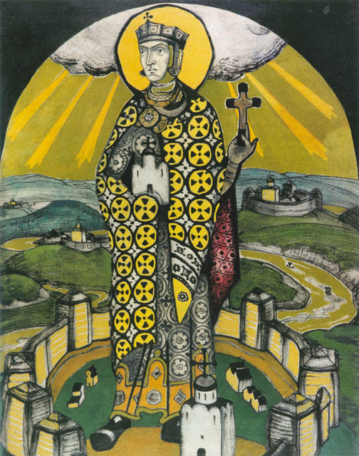 St. Olga Of Kiev — Nicholas Roerich