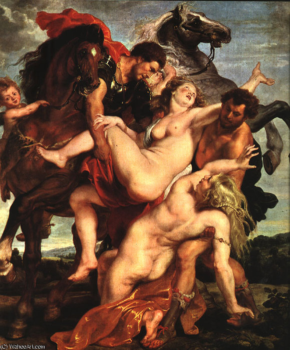 Rape Of The Daughters Of Leucippus Alte Pinakoth — Peter Paul Rubens