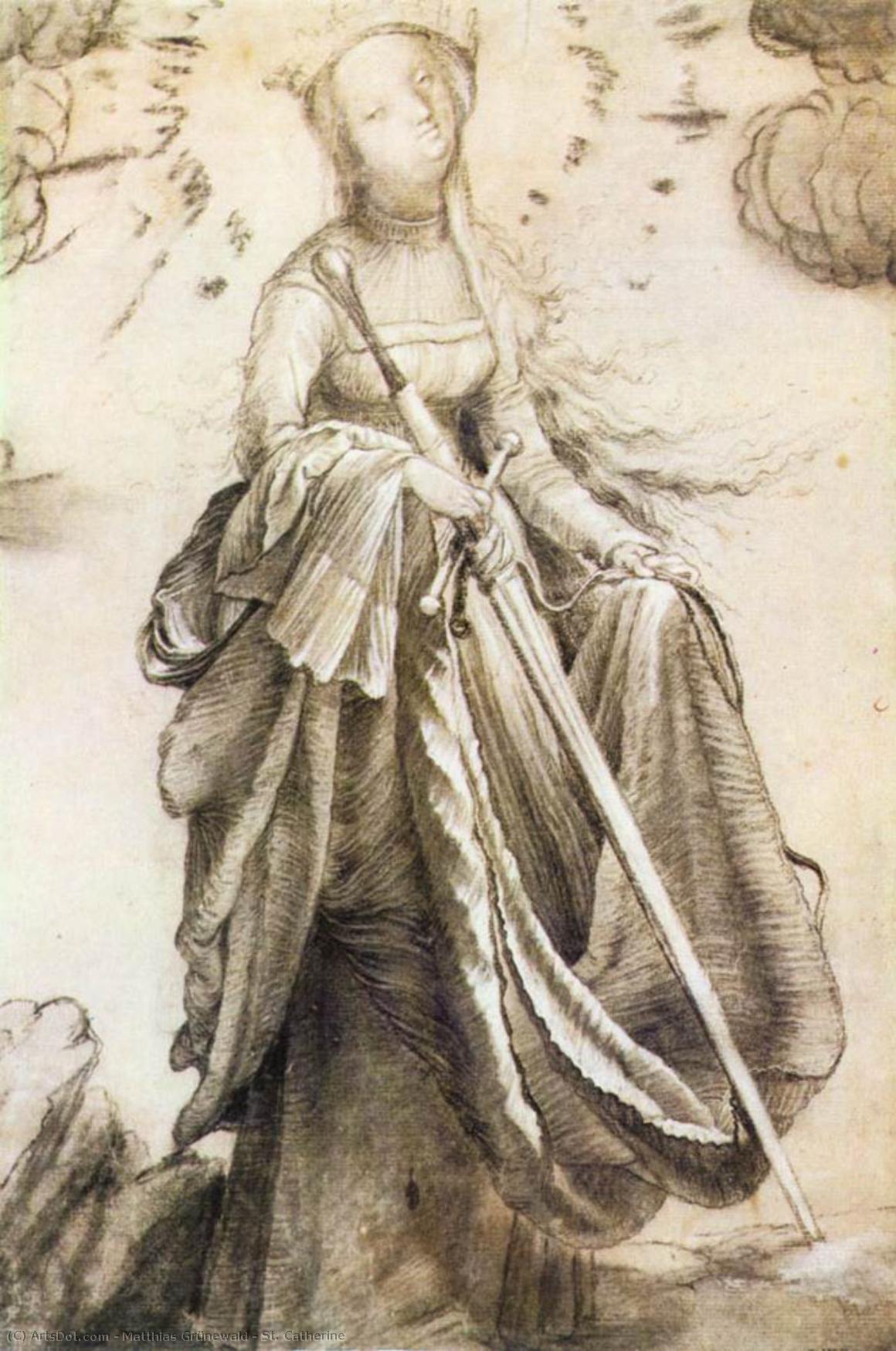 St. Catherine — Matthias Grünewald
