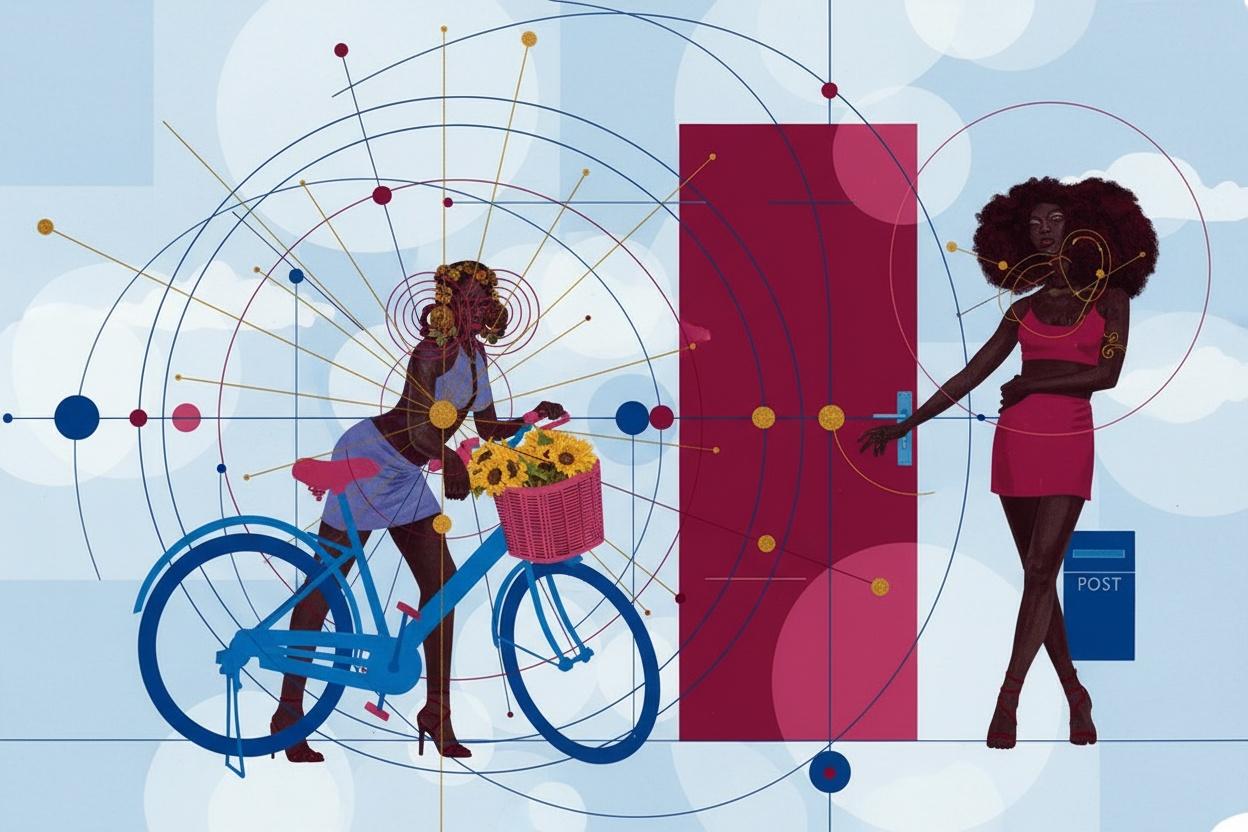 Harmonic Equilibrium: The Crimson Threshold — Nathalie Joly