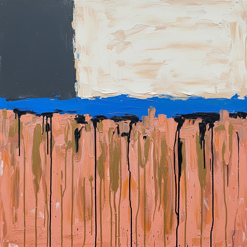Monolithic Silence: Cerulean Horizons And The Weight Of Descending Charcoal Shadows — Christian Noiret