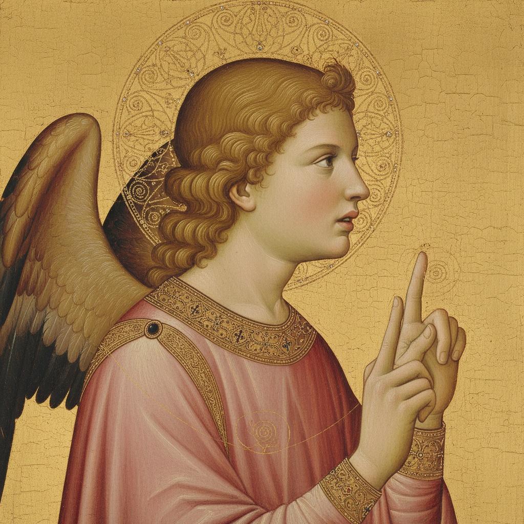 Celestial Proclamation In Gilded Radiance — Marc Duvallier