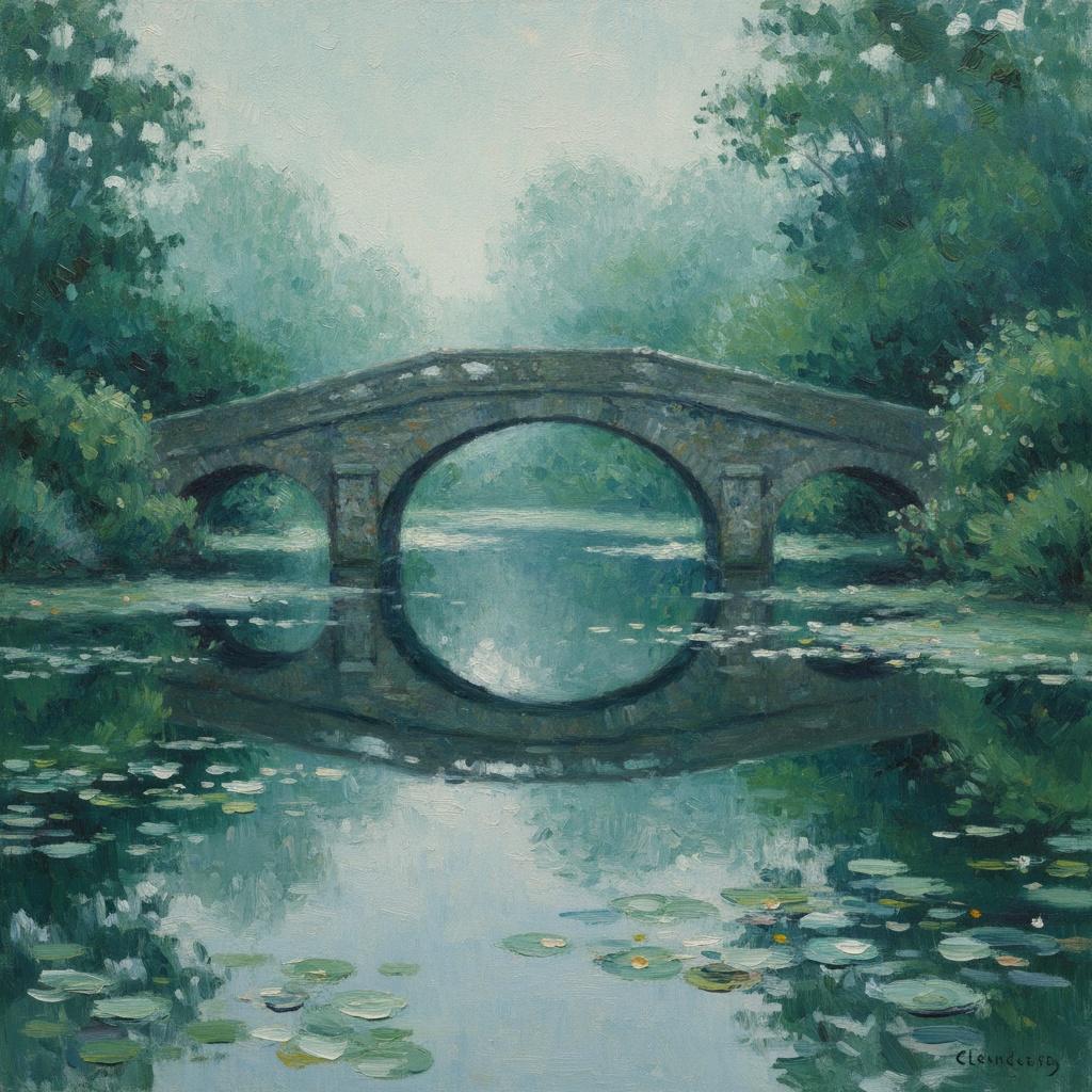 Luminous Reverie: The Veiled Stone Arch — Marc Duvallier