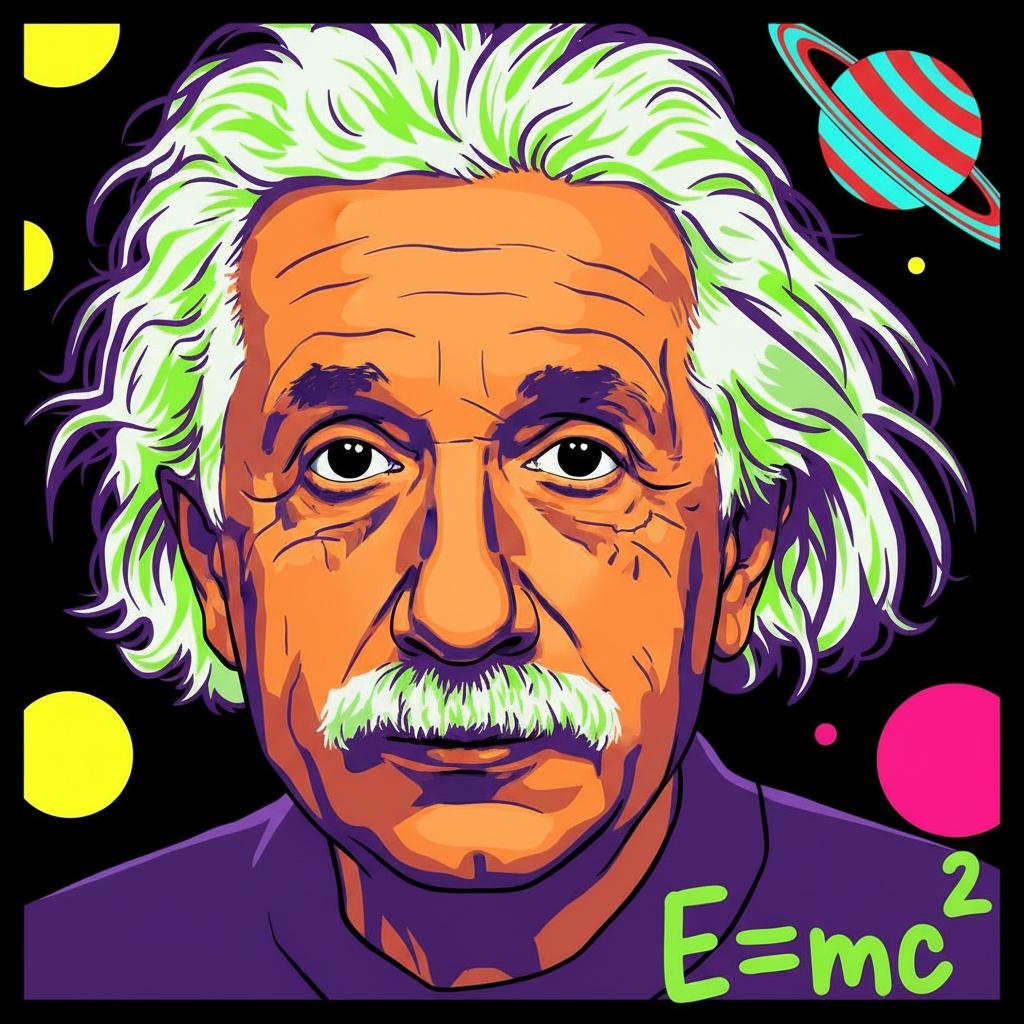 Cosmic Intellect: A Vibrant Symphony Of Relativistic Energy And Celestial Geometry — Caroline Pelletier