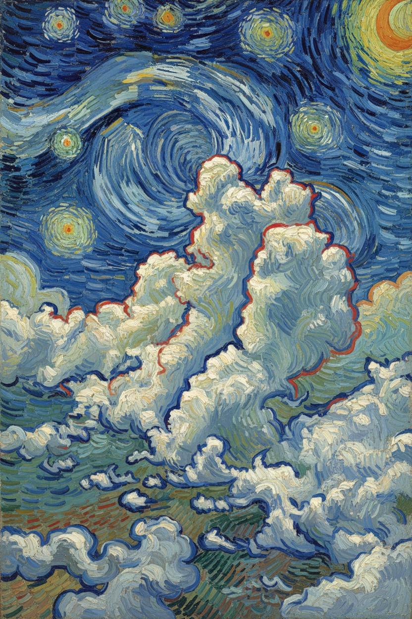 Celestial Resonance In Cobalt And Gold: A Symphony Of Cosmic Motion — Hugo Faubert