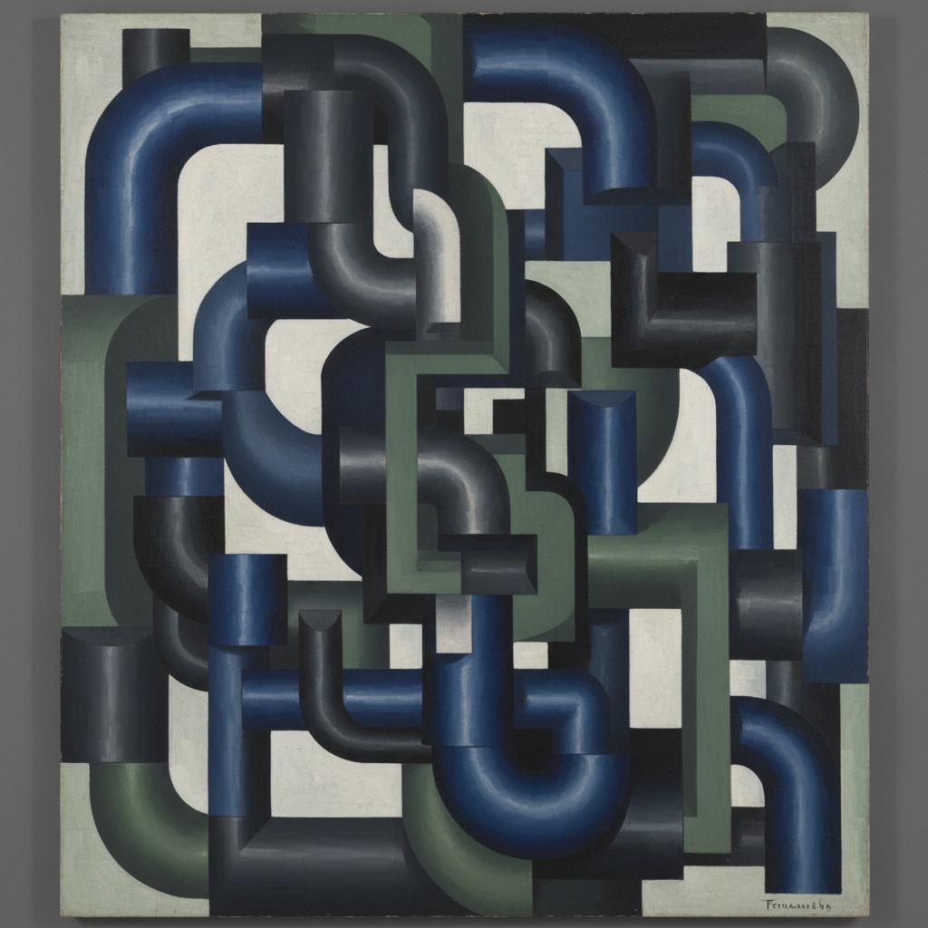 Symphony Of Interlocking Shadows: A Geometric Monologue — Marc Duvallier
