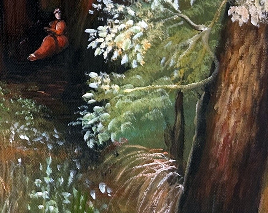 Paesaggio fluviale (River Landscape) - detail