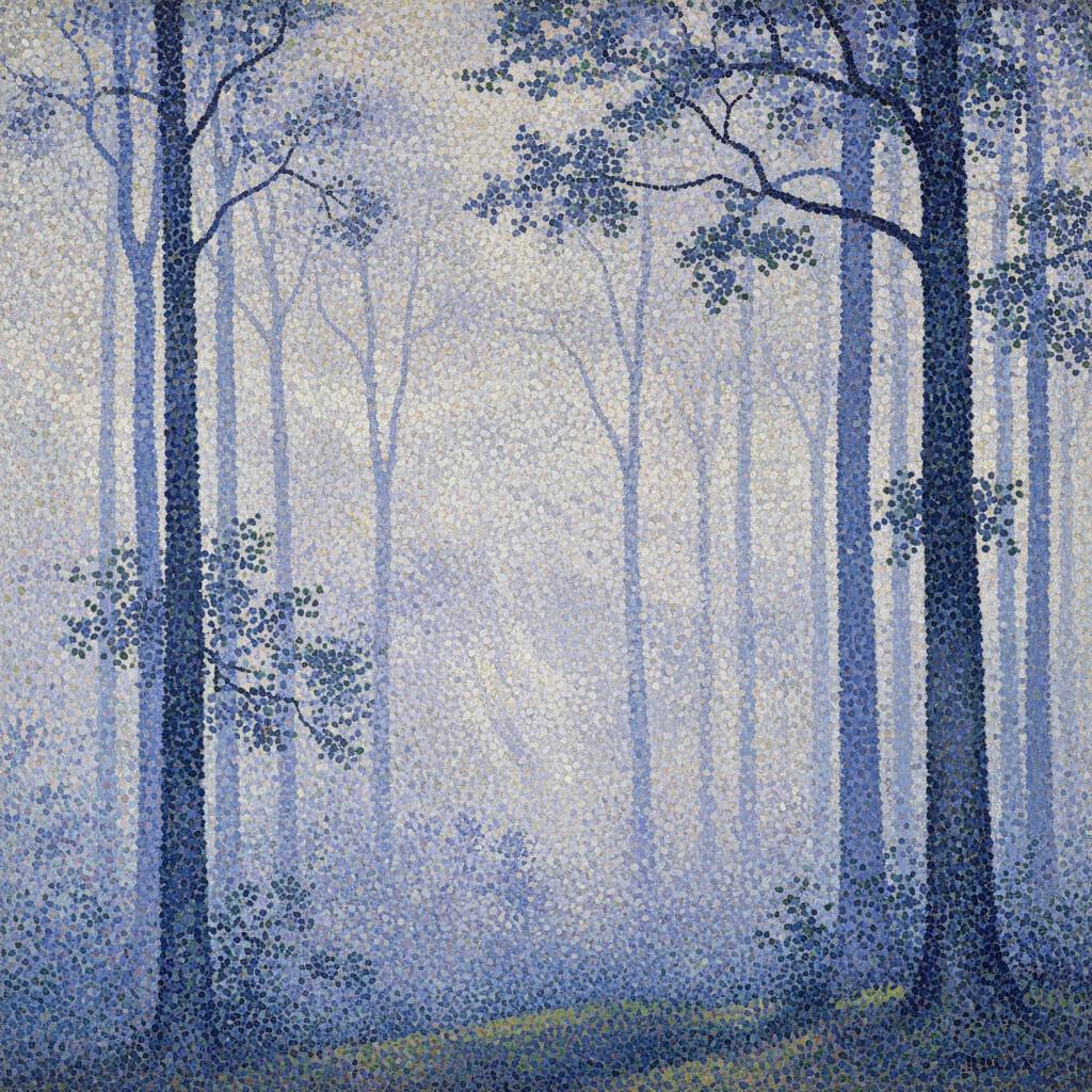 L'évanescence Bleue: A Study In Indigo Mist — Pauline Delorme