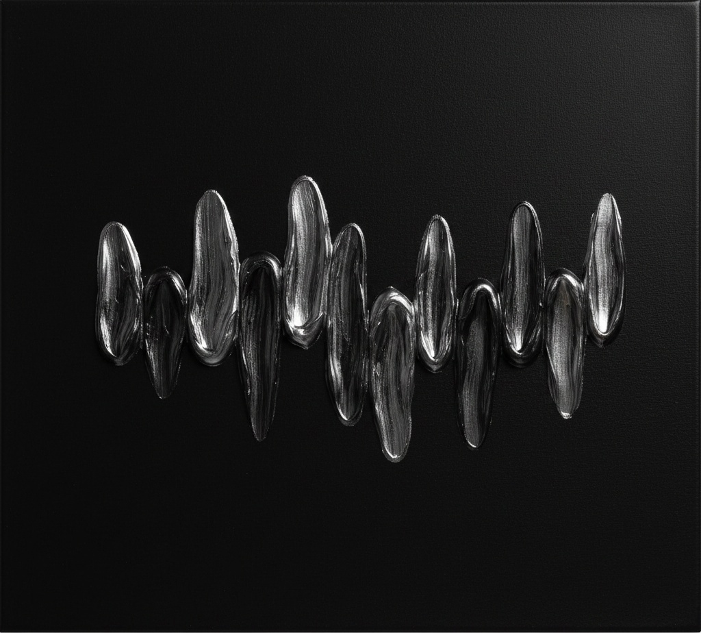 Suspended Obsidian: A Monochromatic Study Of Viscous Light And Eternal Shadow — Laurent Vionnet