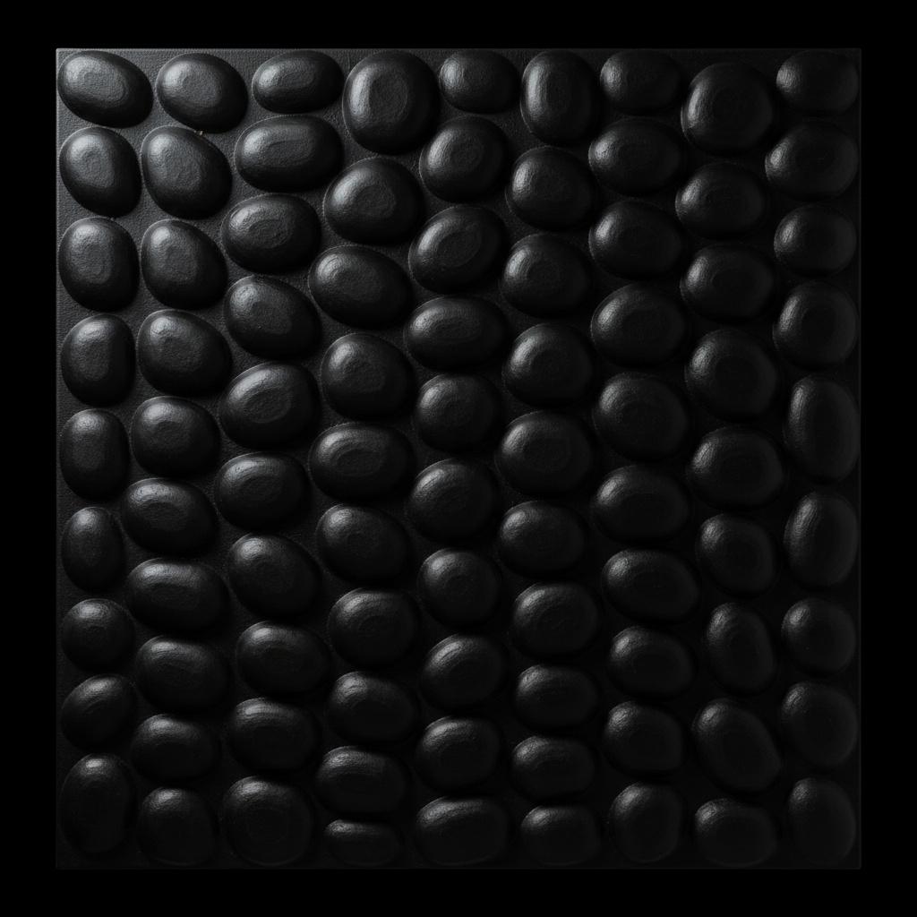 Monolithic Obsidian Echoes: A Meditative Study In Eternal Organic Symmetry — David Moreau