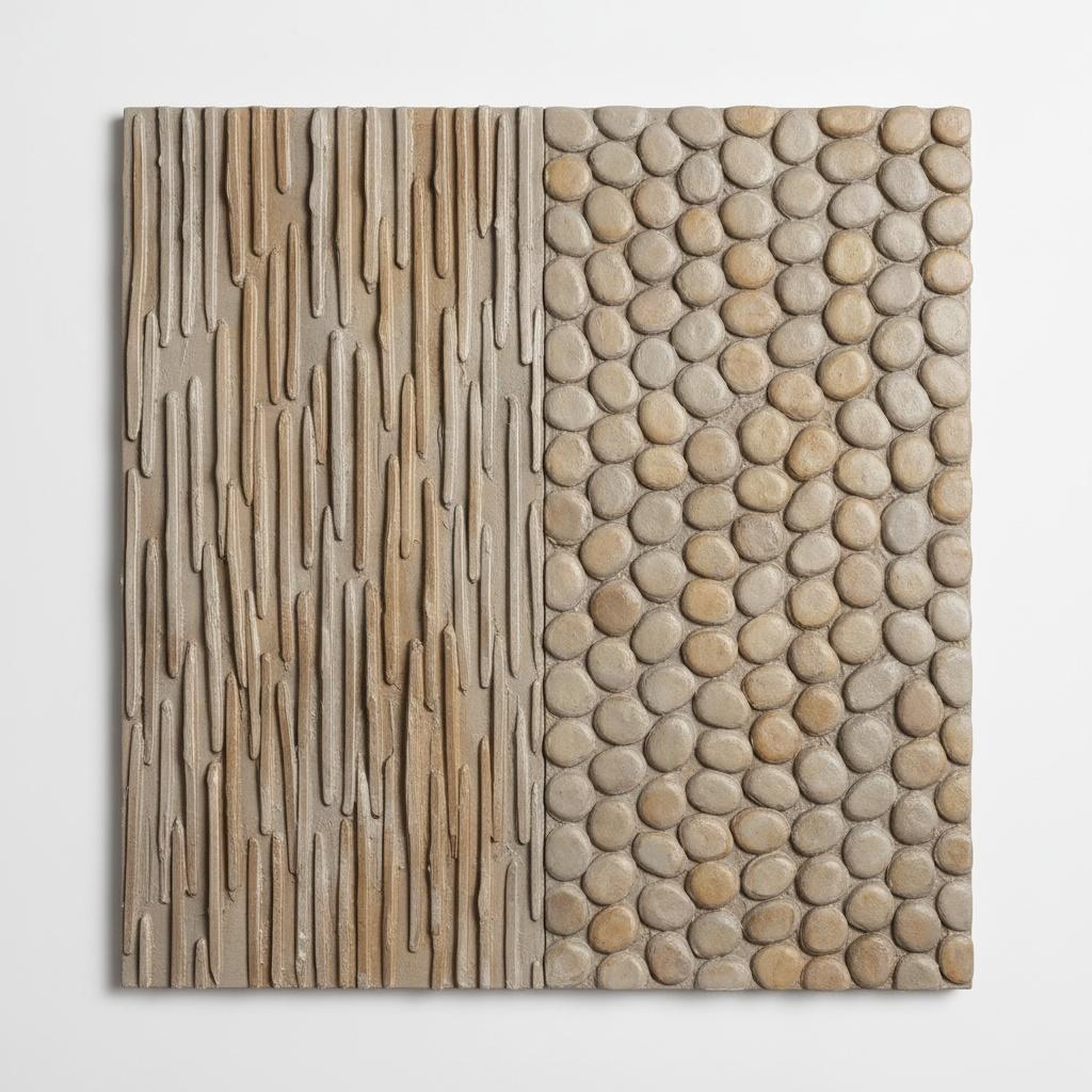 Erosions Of Silence: A Monolithic Study In Textured Earth And River Stone — David Moreau