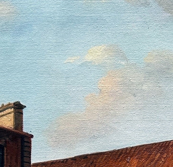 Covent Garden Market and St Paul's Church, London - detail