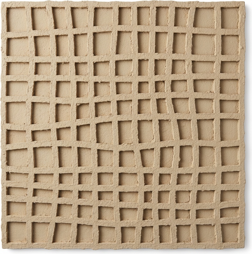 Monolithic Echoes In Sandstone: A Singular Study Of Organic Relief And Serene Texture — David Moreau