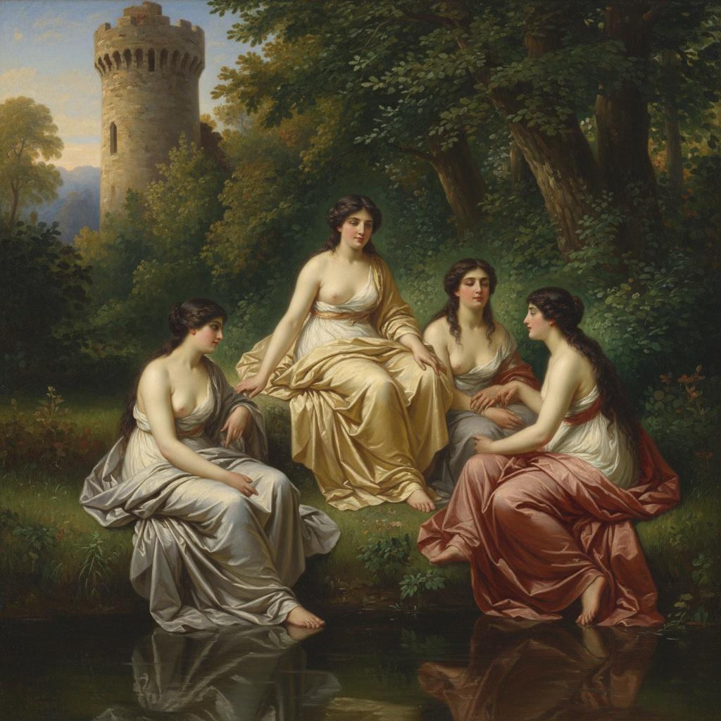 The Gilded Reverie Of Silken Shadows — Marc Duvallier