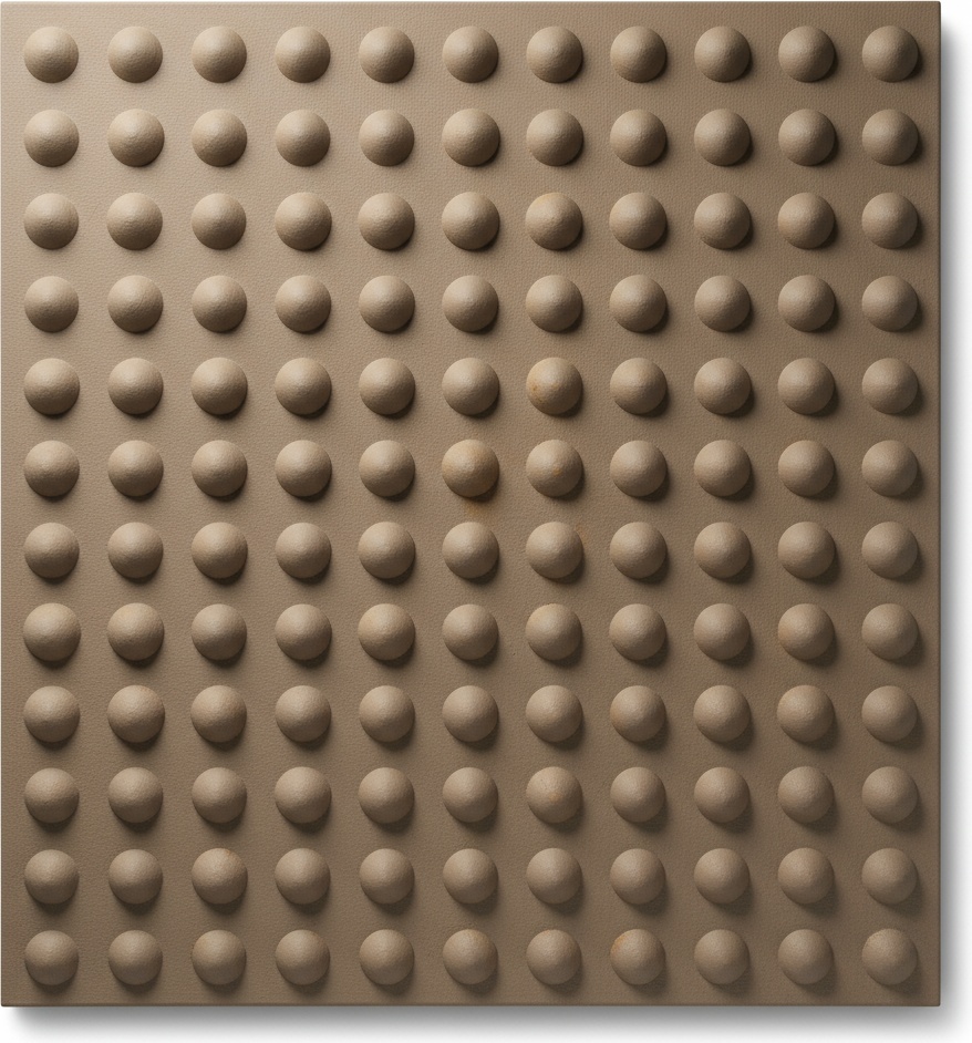 Monolithic Serenity: A Meditative Study Of Sculptural Form And Taupe Symmetry — David Moreau