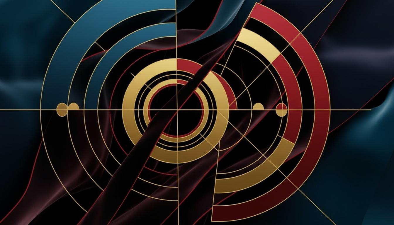 Celestial Resonance: The Gilded Intersection — Nathalie Joly