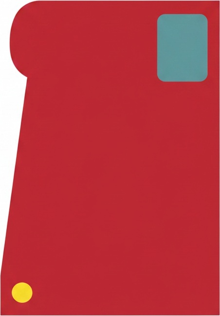 Crimson Equilibrium: A Singular Study Of Asymmetric Form And Chromatic Tension — Laurent Bernard