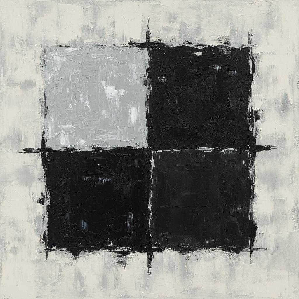 Monolithic Fragments Of Shadow And Light In A Singular Achromatic Study — Laurent Vionnet