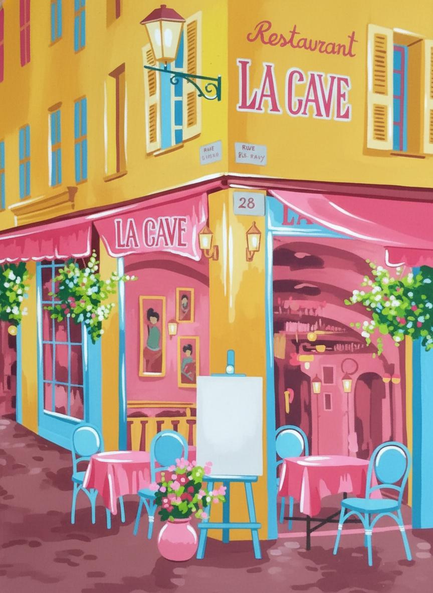 Golden Afternoon Serenity: A Vibrant Parisian Moment In A Singular Masterpiece — Laurent Cartier